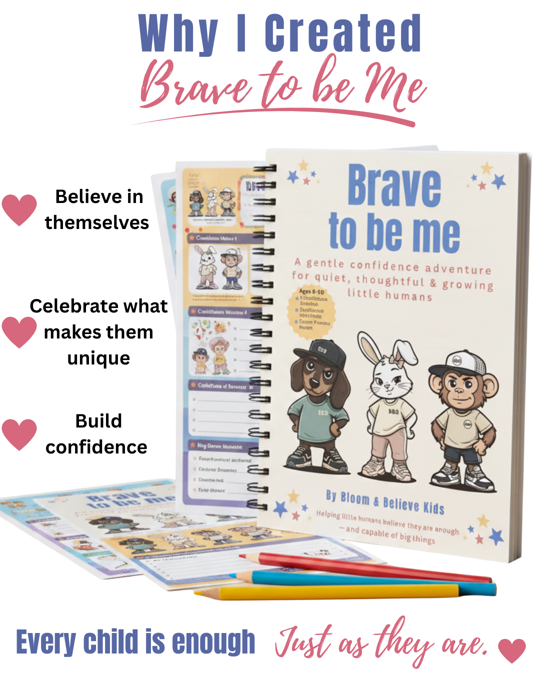 Brave to Be Me – Printable Confidence Kit